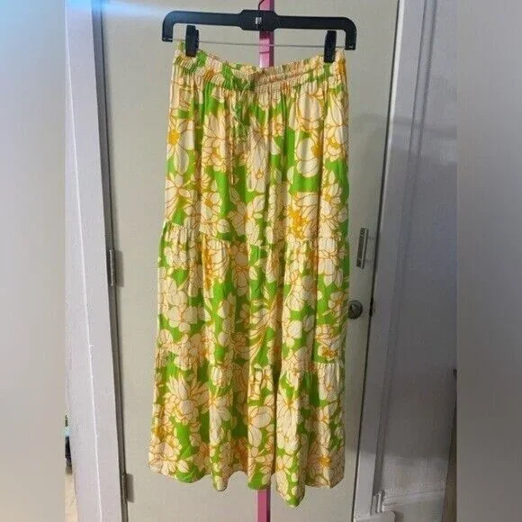 NWOT FLORA BEA NYC MIDI SKIRT - Picture 2 of 3